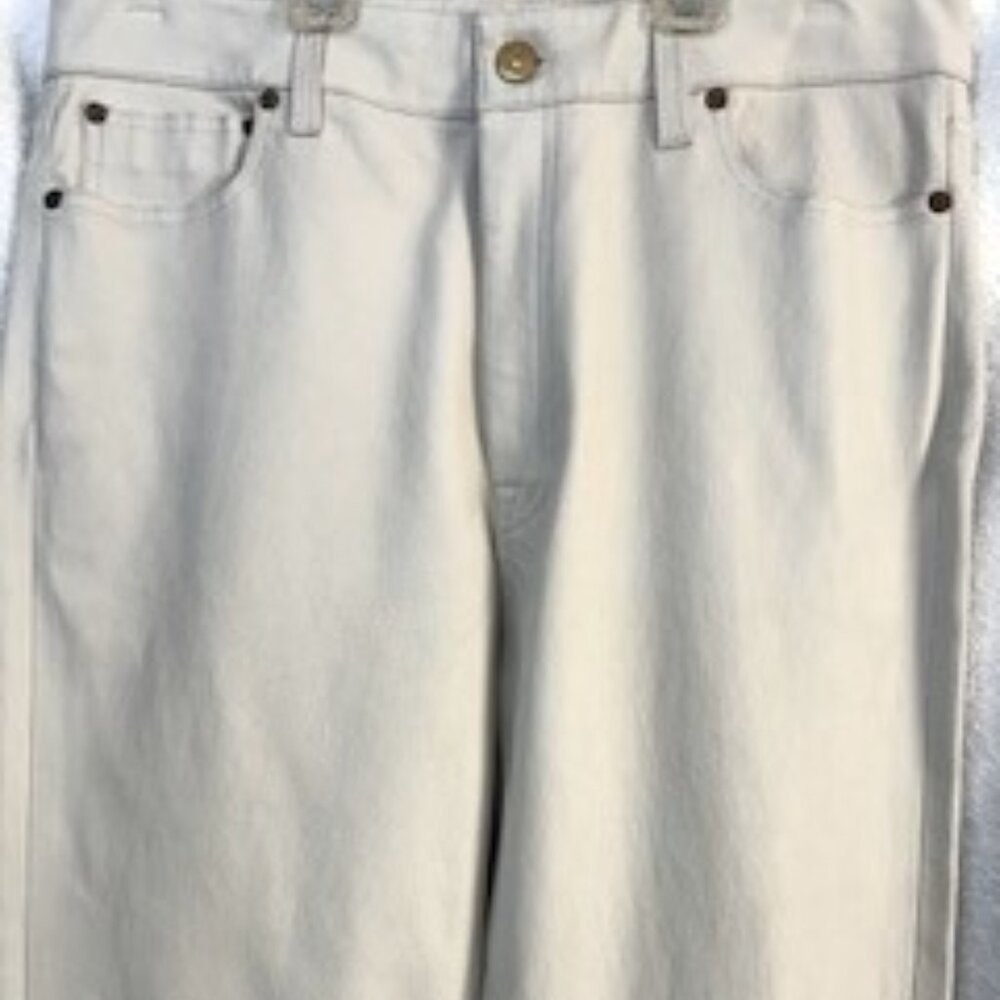 Polo Ralph Lauren "Concept White" leather jeans NWT Size 12